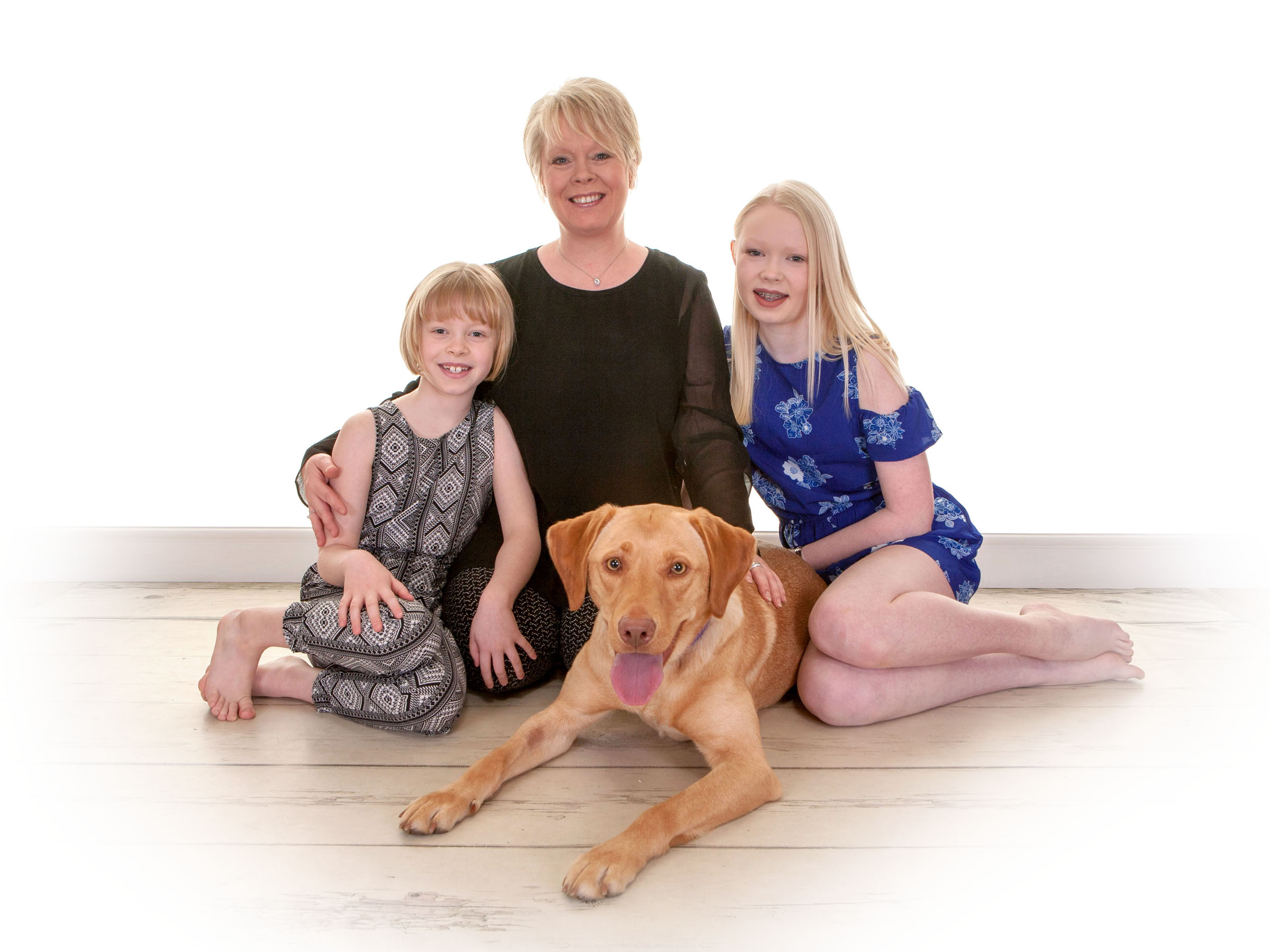 Family photoshoot in North East England