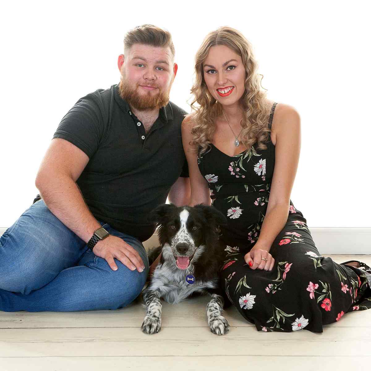 family photoshoot with dog Newcastle